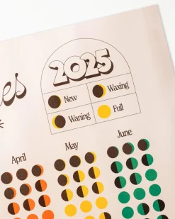 ban.do 2025 Lunar Wall Calendar^ Planners + Calendars
