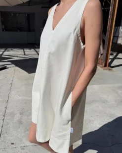 Le Bon Shoppe Mable Dress - White Denim^ Dresses + Jumpsuits