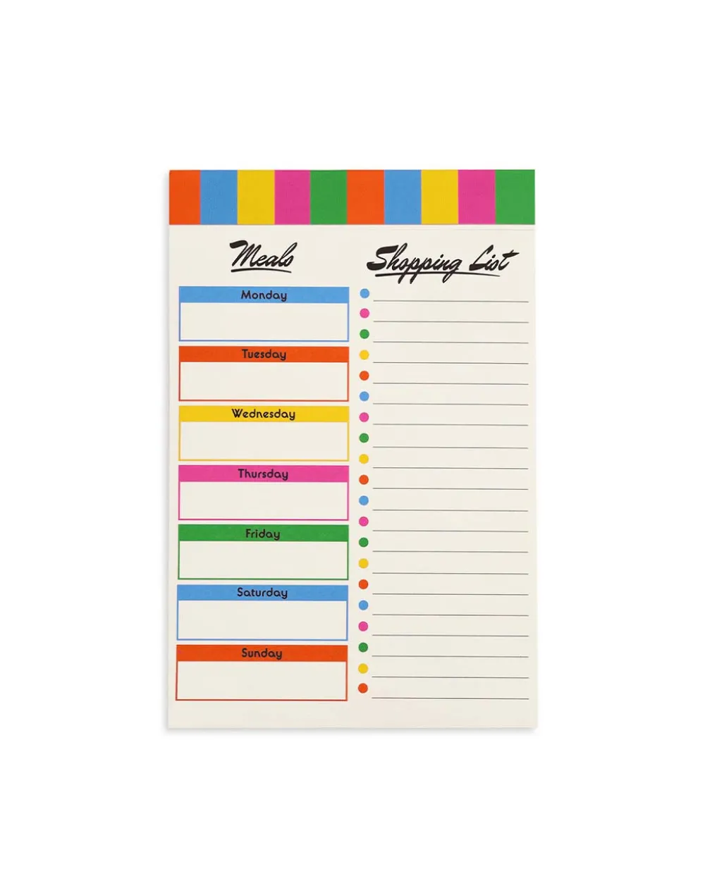 ban.do Magnetic Shopping List - Colorblock^ Planners + Calendars