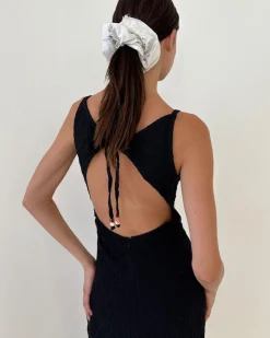 Lisa Says Gah Maya Crinkle Dress - Black^ Dresses + Jumpsuits