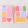 ban.do Medium 17-Month Academic Planner - Pink Tile Floral^ Planners + Calendars