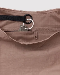 Baggu Medium Nylon Crescent Bag w/ Key Leash - Toasted Almond^ Bags