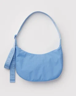 Baggu Medium Nylon Crescent Bag w/ Key Leash - Piscine^ Bags
