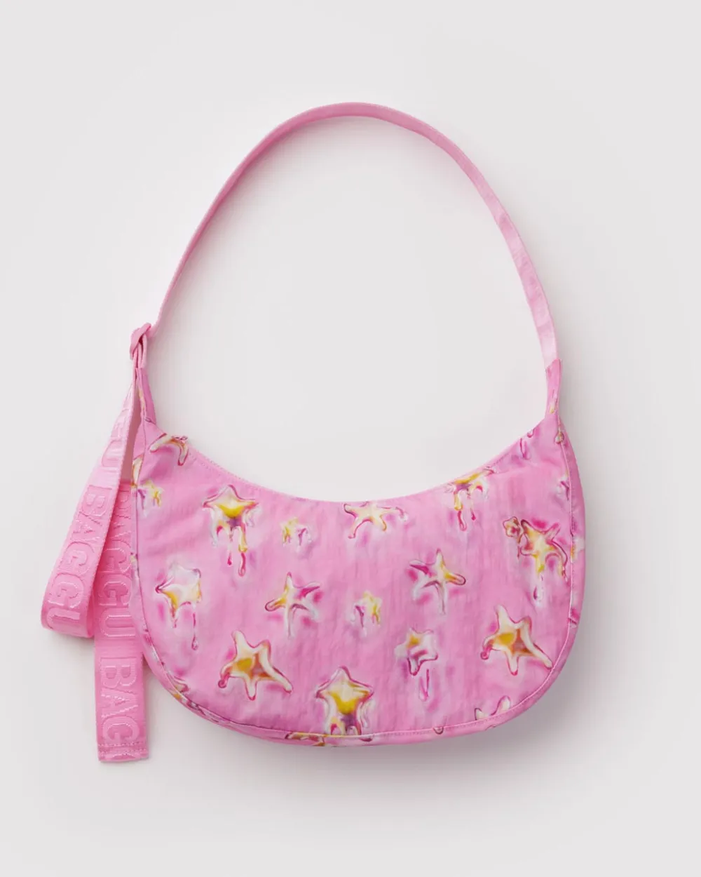 Baggu Medium Nylon Crescent Bag w/ Key Leash - Dancing Star^ Bags