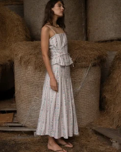 Muse Assembly Mia Wallpaper Midi Skirt^ Bottoms