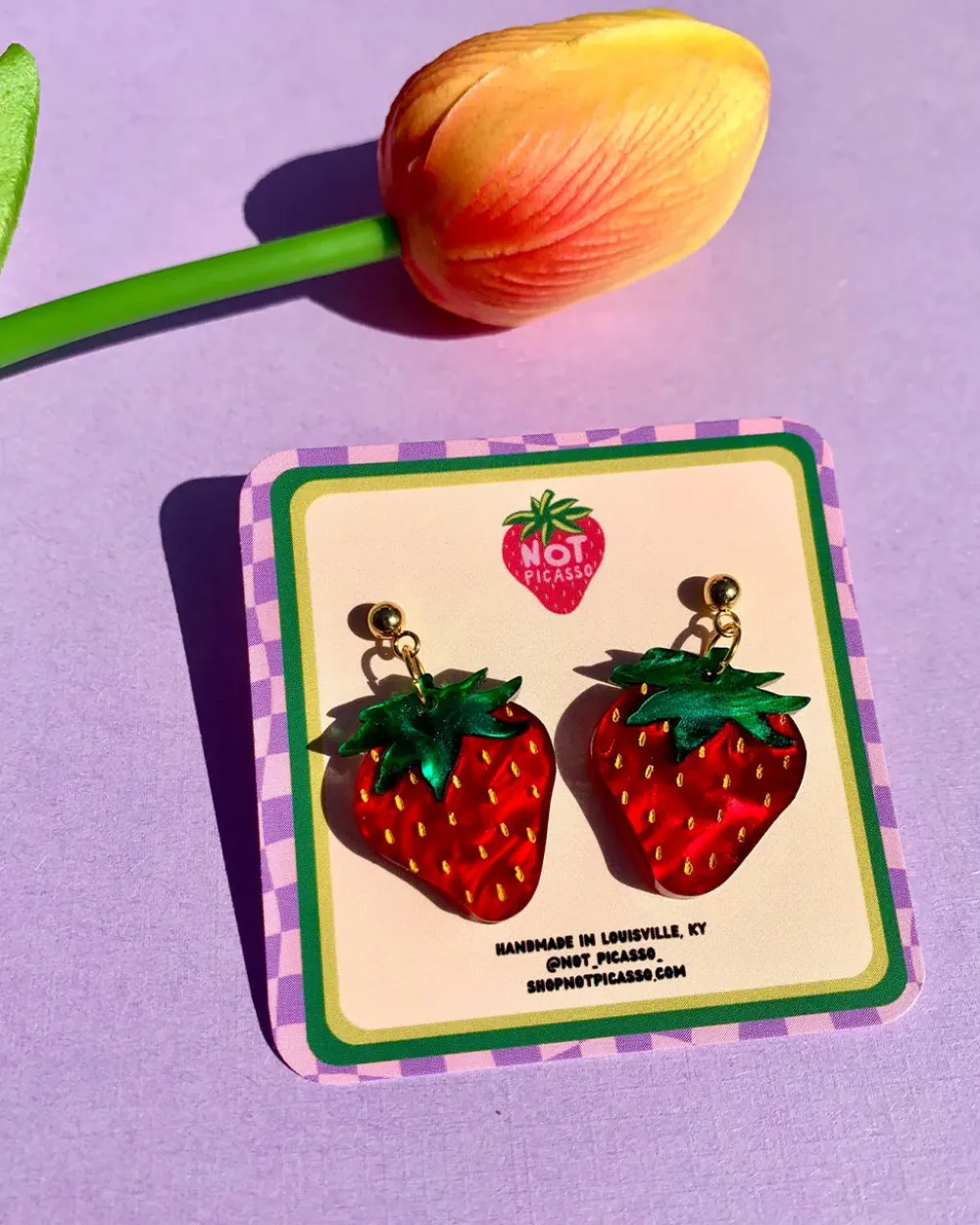 Not Picasso Mini Berries Earrings^ Jewelry