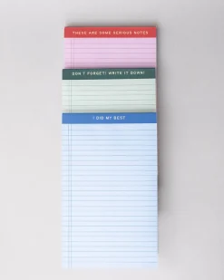 ban.do Mini Legal Pad Set - Serious Notes^ Notebooks + Folders