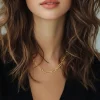 HoopLa Style Mixed Link Paperclip Necklace^ Jewelry