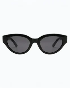 Jaxy Eyewear Monroe Vintage Polarized Cat-Eye Sunglasses - Black^ Hats + Hair