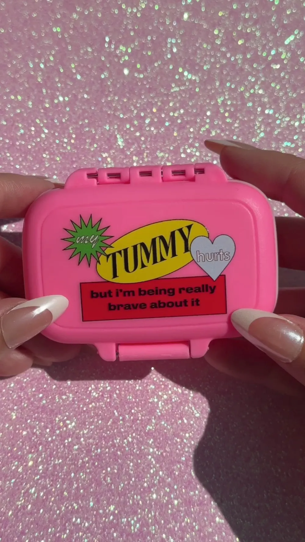 A Shop of Things My Tummy Hurts Pill Case^ Travel Accessories