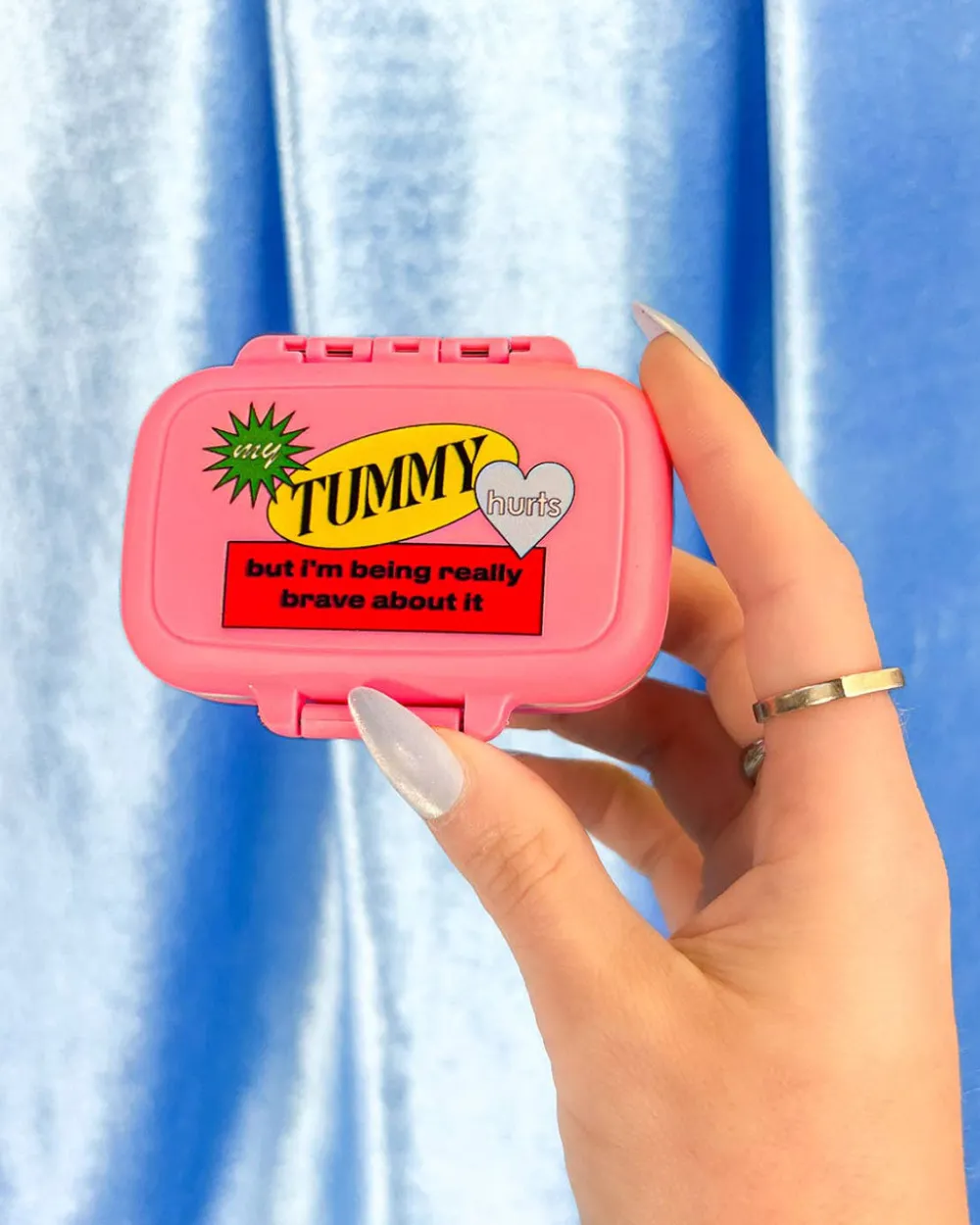 A Shop of Things My Tummy Hurts Pill Case^ Travel Accessories