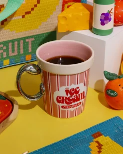 ban.do Novelty Ceramic Mug - Ice Cream Carton^ Kitchen + Bar