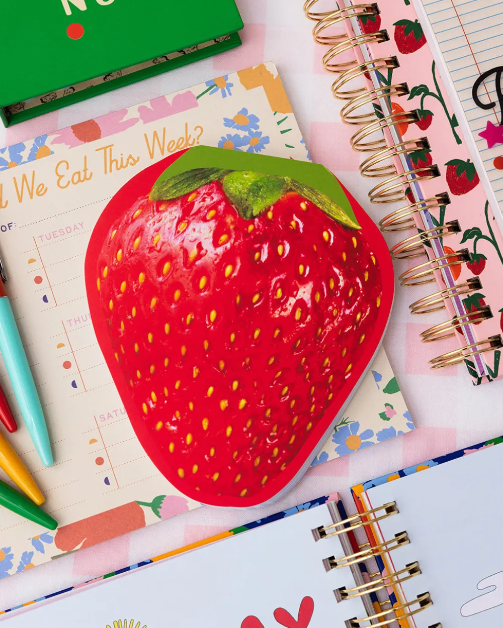 ban.do Novelty Notepad - Strawberry^ Notebooks + Folders