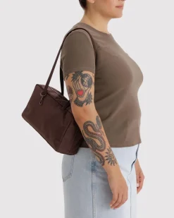Baggu Nylon Bowler Bag - Coffee^ Bags