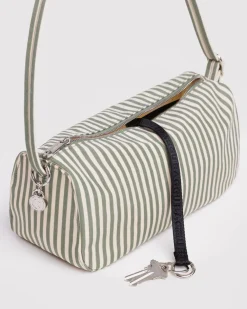 Baggu Nylon Loaf Bag - Sage Stripe^ Bags