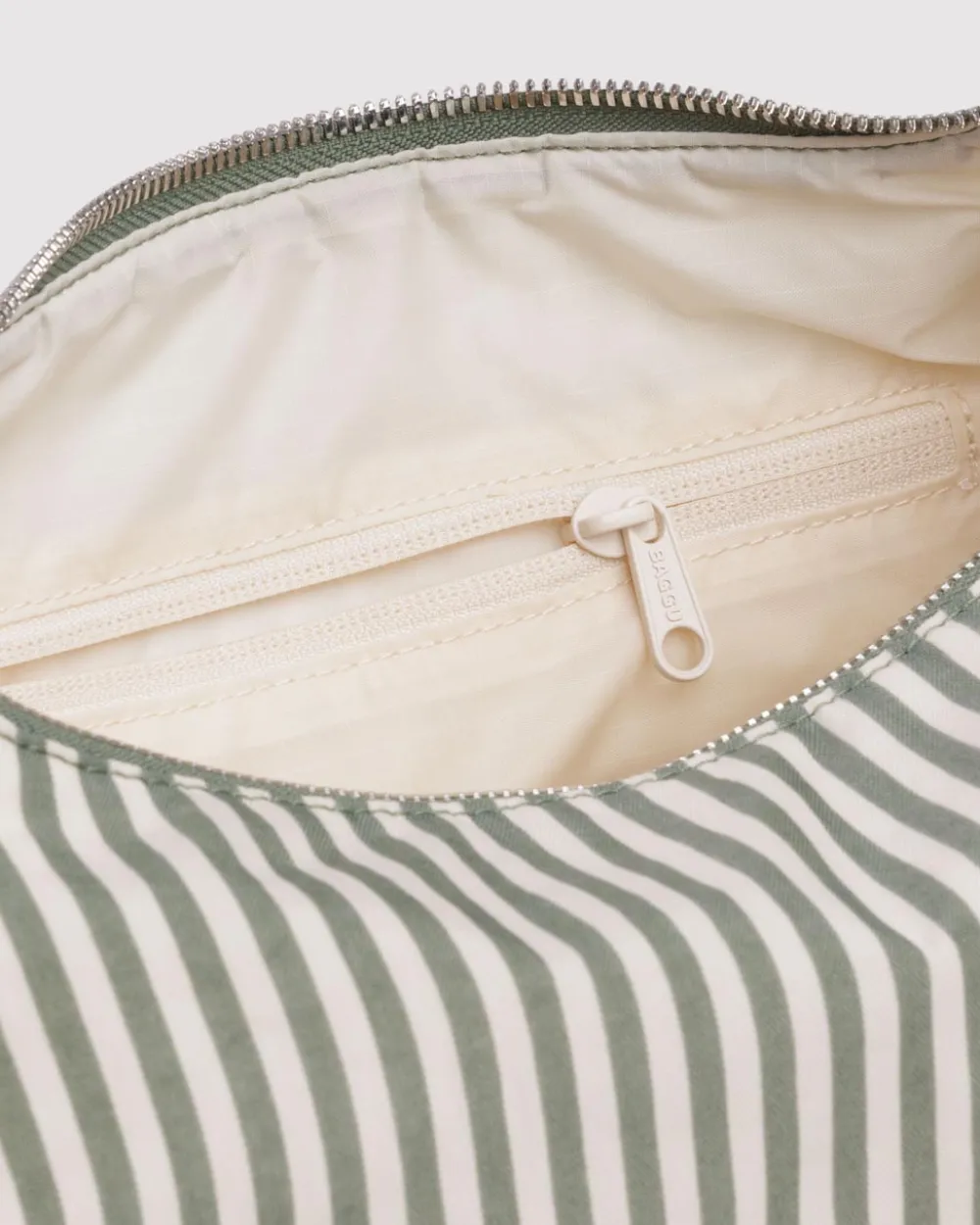 Baggu Nylon Meringue Bag - Sage Stripe^ Bags