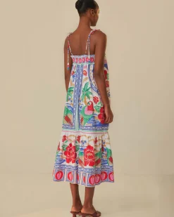 Farm Rio Off-White Flowers Beach Maxi Dress^ Dresses + Jumpsuits