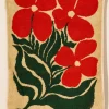 One & Only Paper Orange Flower Terry Cloth Kitchen Towel^ Kitchen + Bar