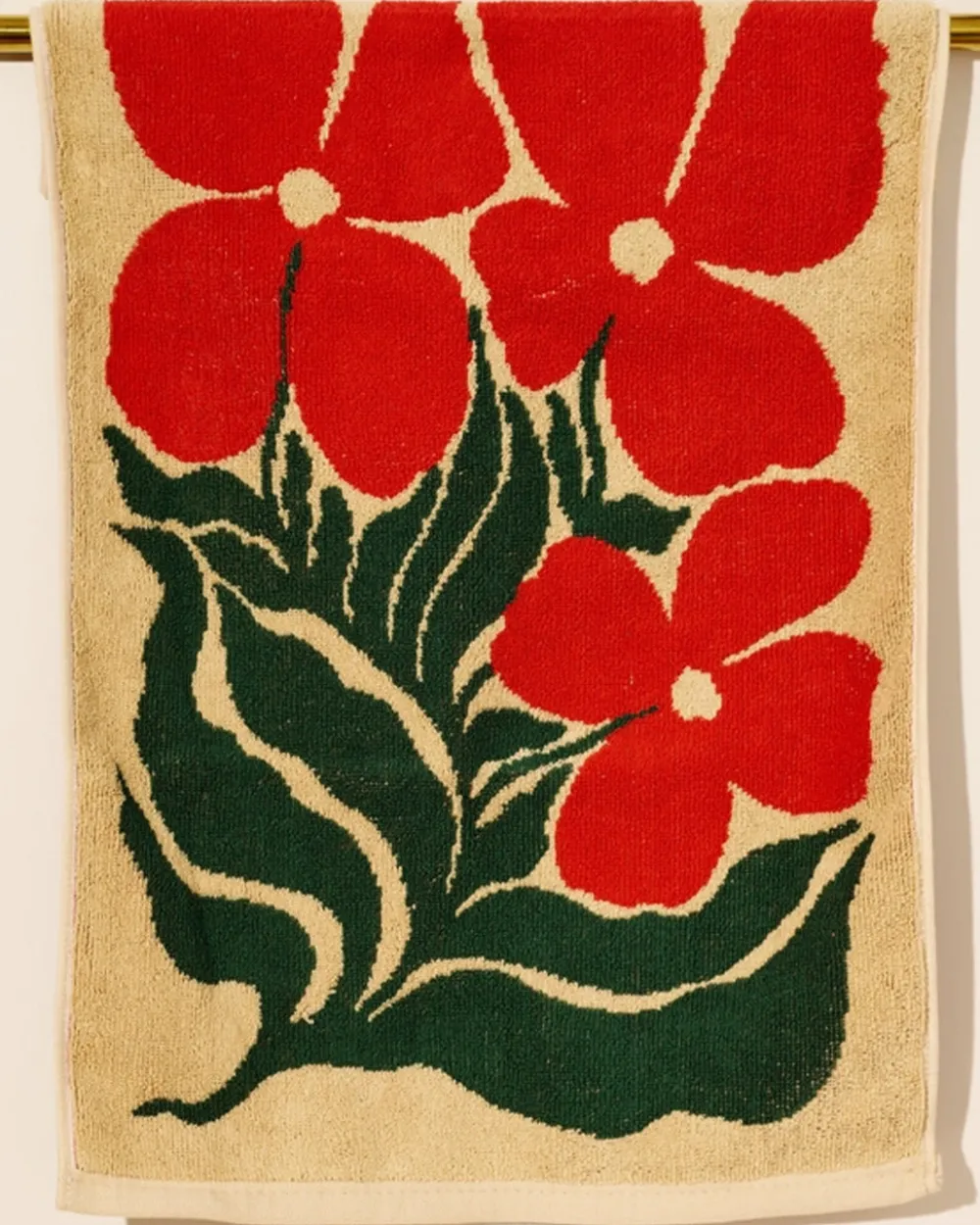One & Only Paper Orange Flower Terry Cloth Kitchen Towel^ Kitchen + Bar