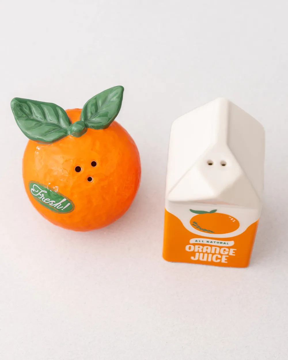 ban.do Orange Salt and Pepper Shakers^ Kitchen + Bar