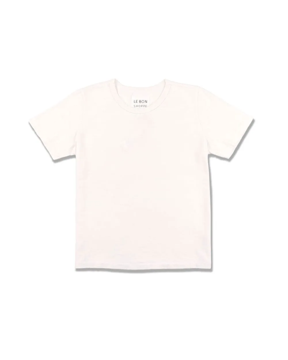 Le Bon Shoppe Organic Cotton Vintage Boy Tee - White^ Tees + Sweatshirts