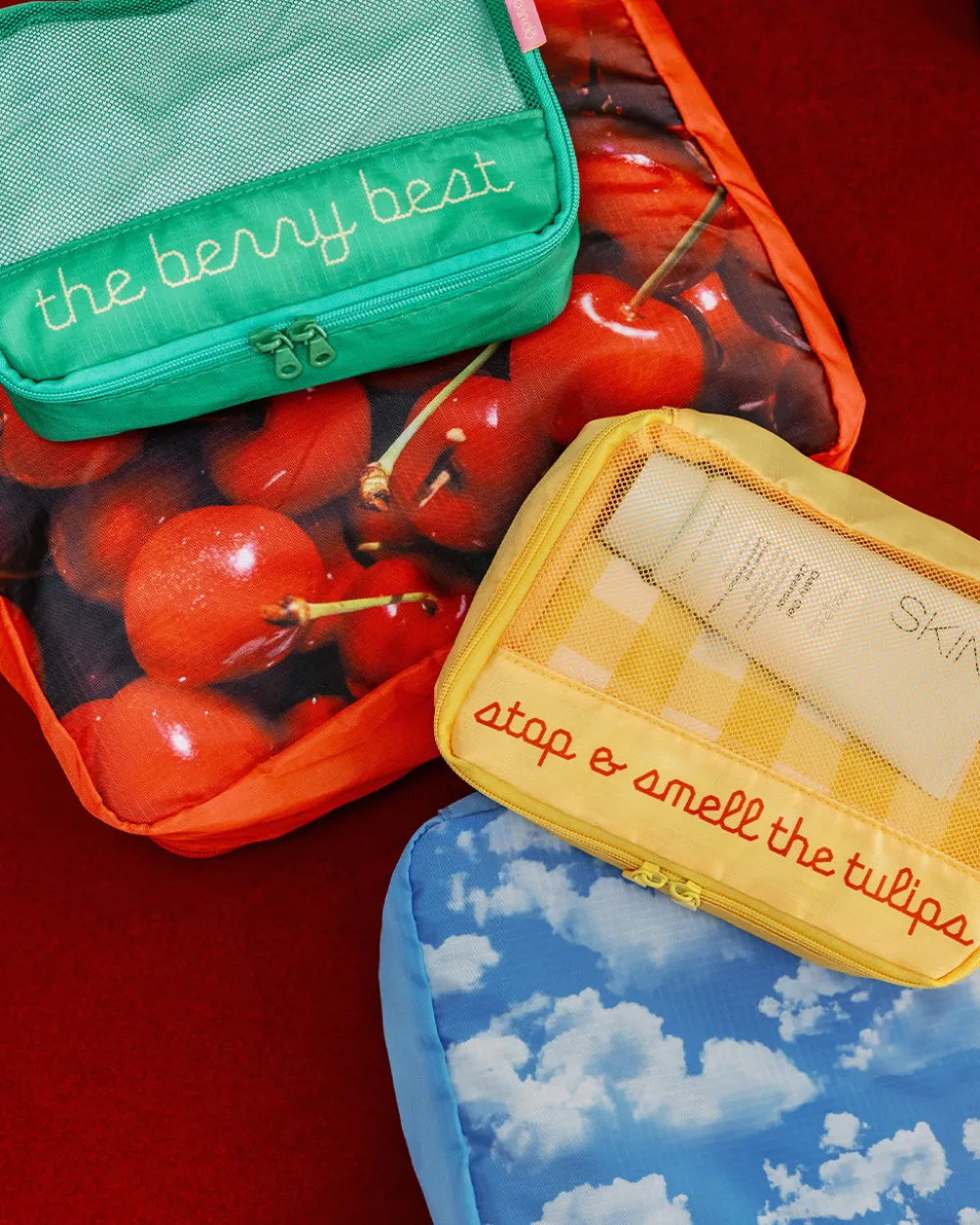 ban.do Packing Cube Set - J'adore Les Cerises^ Travel Accessories