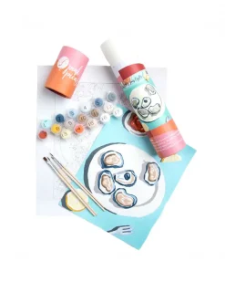 Pink Picasso Kits Paint By Numbers - The World Is Your Oyster^ Games + Activities