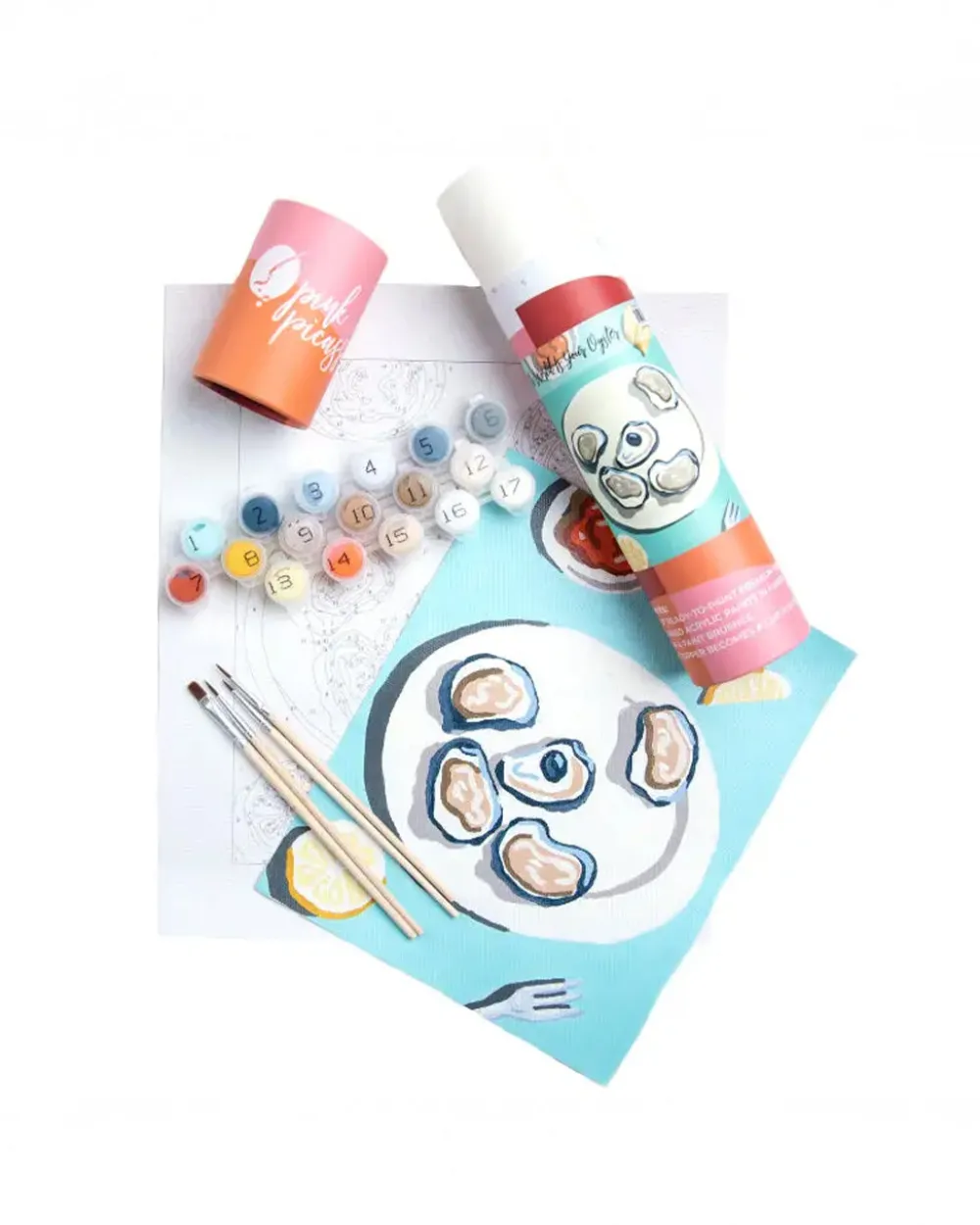 Pink Picasso Kits Paint By Numbers - The World Is Your Oyster^ Games + Activities