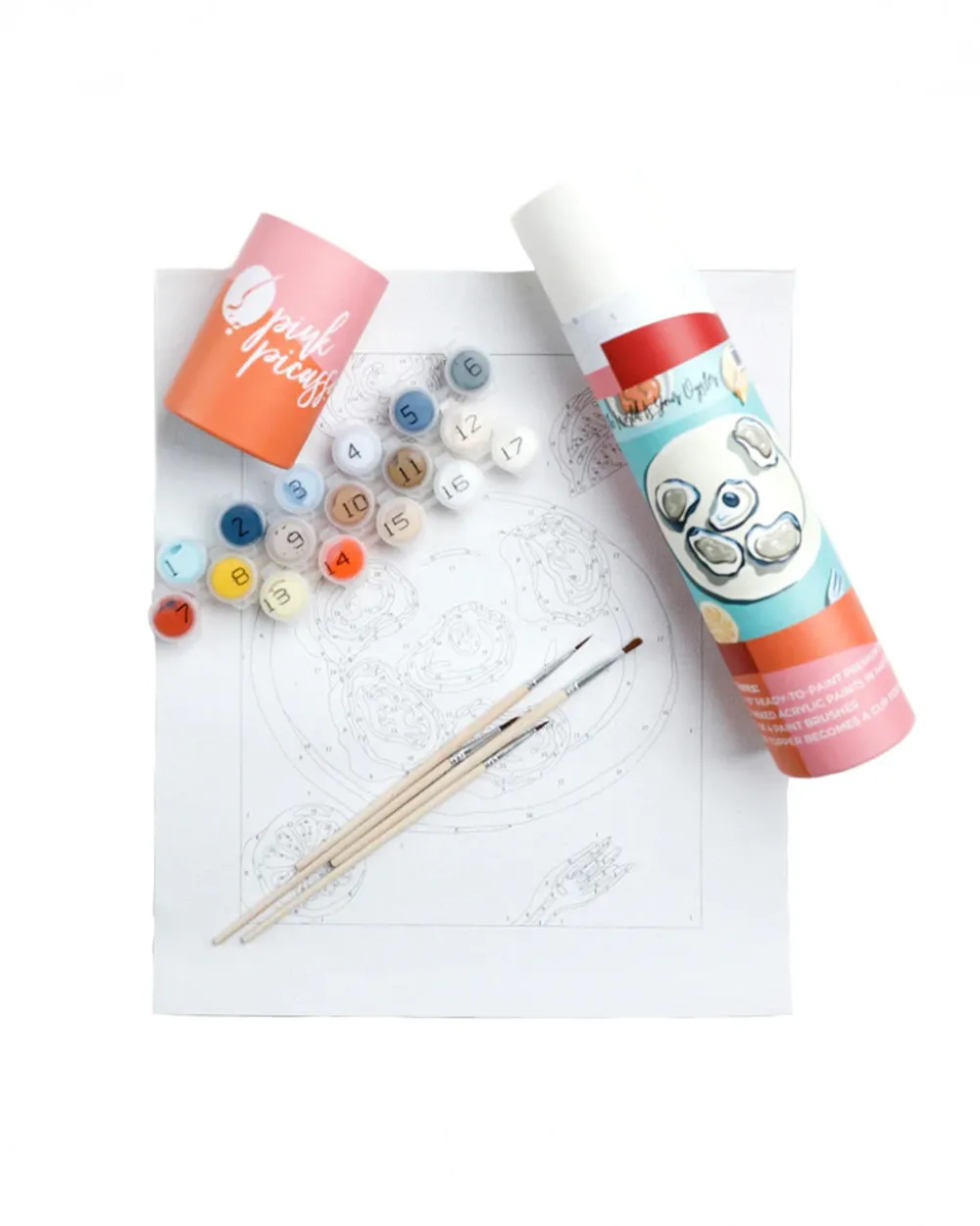 Pink Picasso Kits Paint By Numbers - The World Is Your Oyster^ Games + Activities