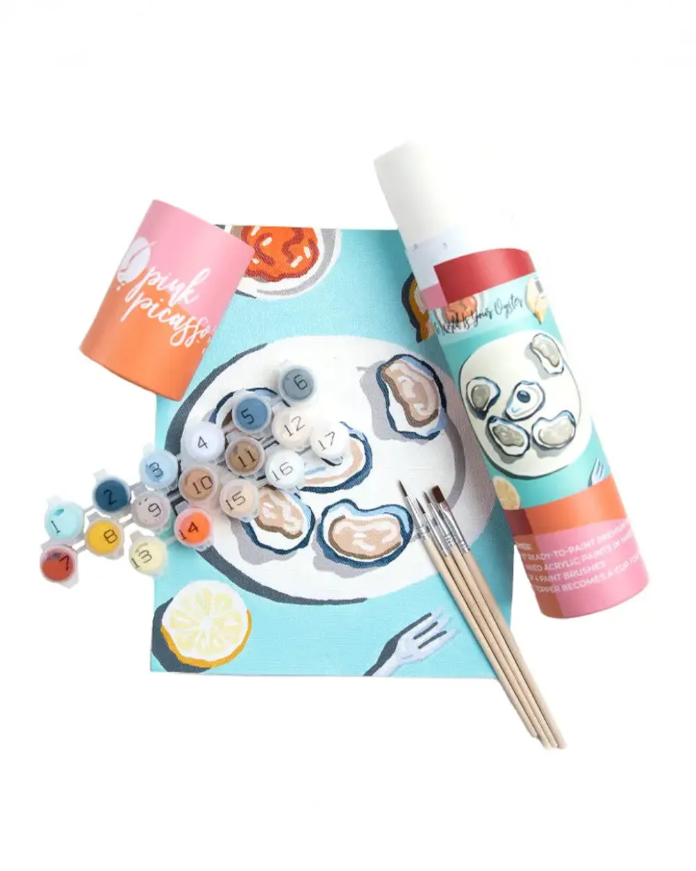 Pink Picasso Kits Paint By Numbers - The World Is Your Oyster^ Games + Activities