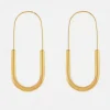 HoopLa Style Paperclip Hoop Earrings - Gold^ Jewelry
