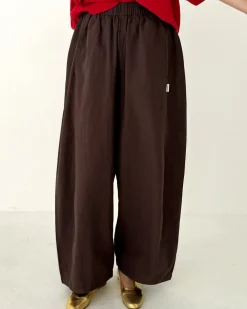 Le Bon Shoppe Parachute Pants - Dark Brown^ Bottoms