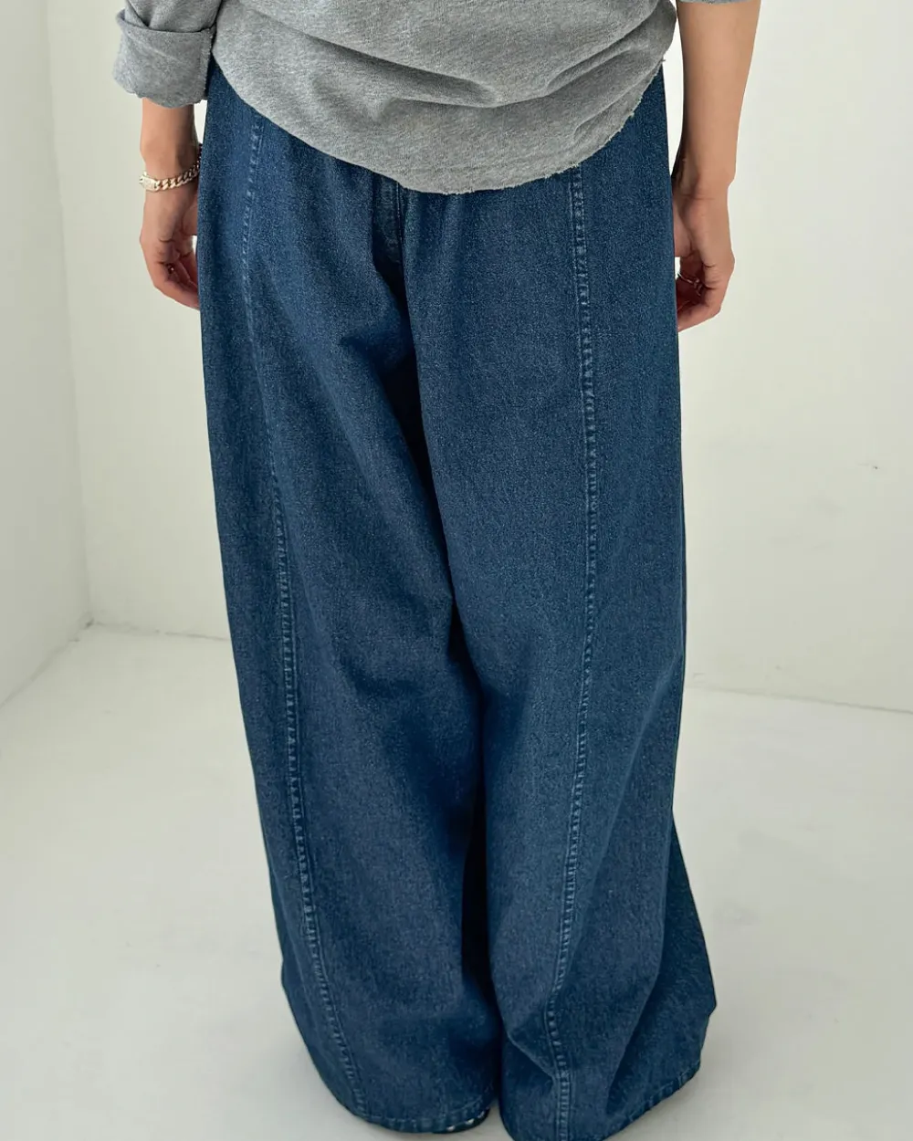 Le Bon Shoppe Parachute Pants - Denim Blue^ Bottoms