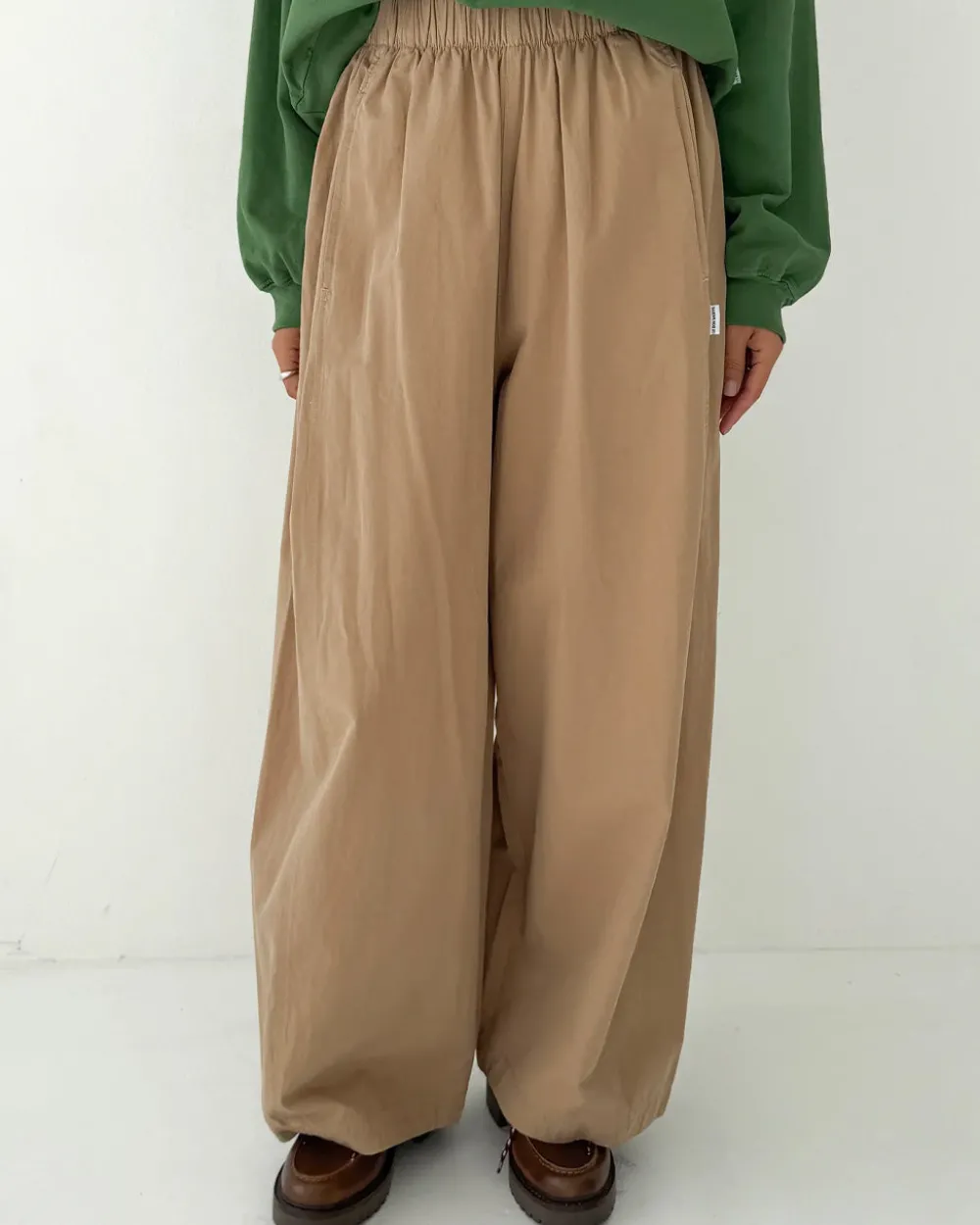 Le Bon Shoppe Parachute Pants - Khaki^ Bottoms
