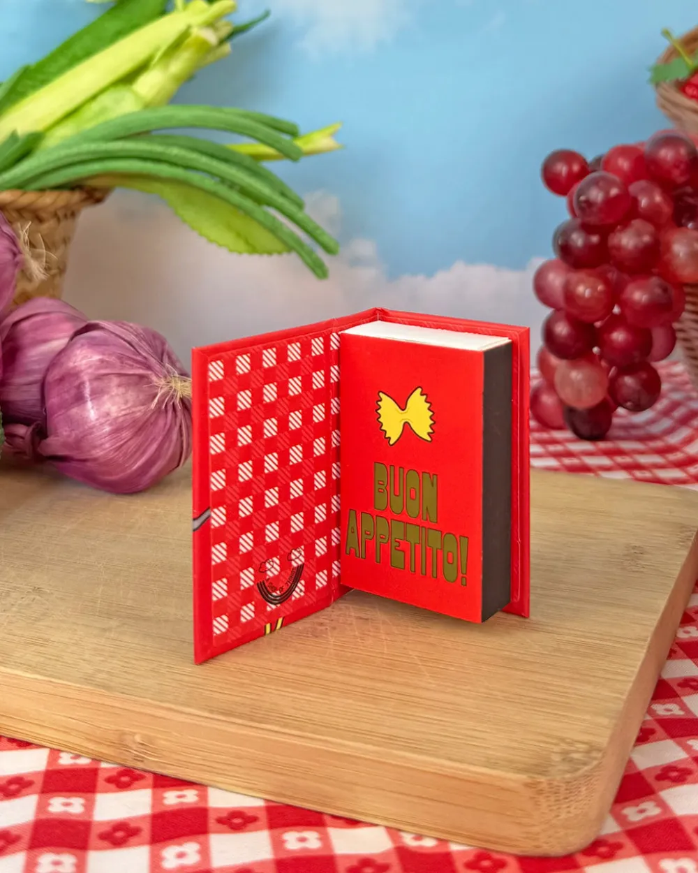 A Shop of Things Pasta Cookbook Matches^ Candles + Home Fragrance