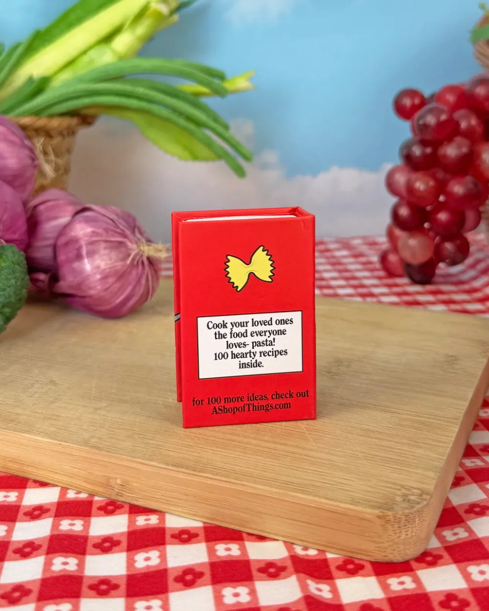 A Shop of Things Pasta Cookbook Matches^ Candles + Home Fragrance