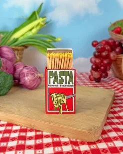 A Shop of Things Pasta Cookbook Matches^ Candles + Home Fragrance