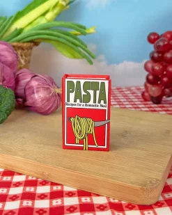 A Shop of Things Pasta Cookbook Matches^ Candles + Home Fragrance