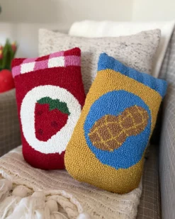 ban.do x Peking Handicraft Peanut Butter Hook Pillow^ Home + Décor