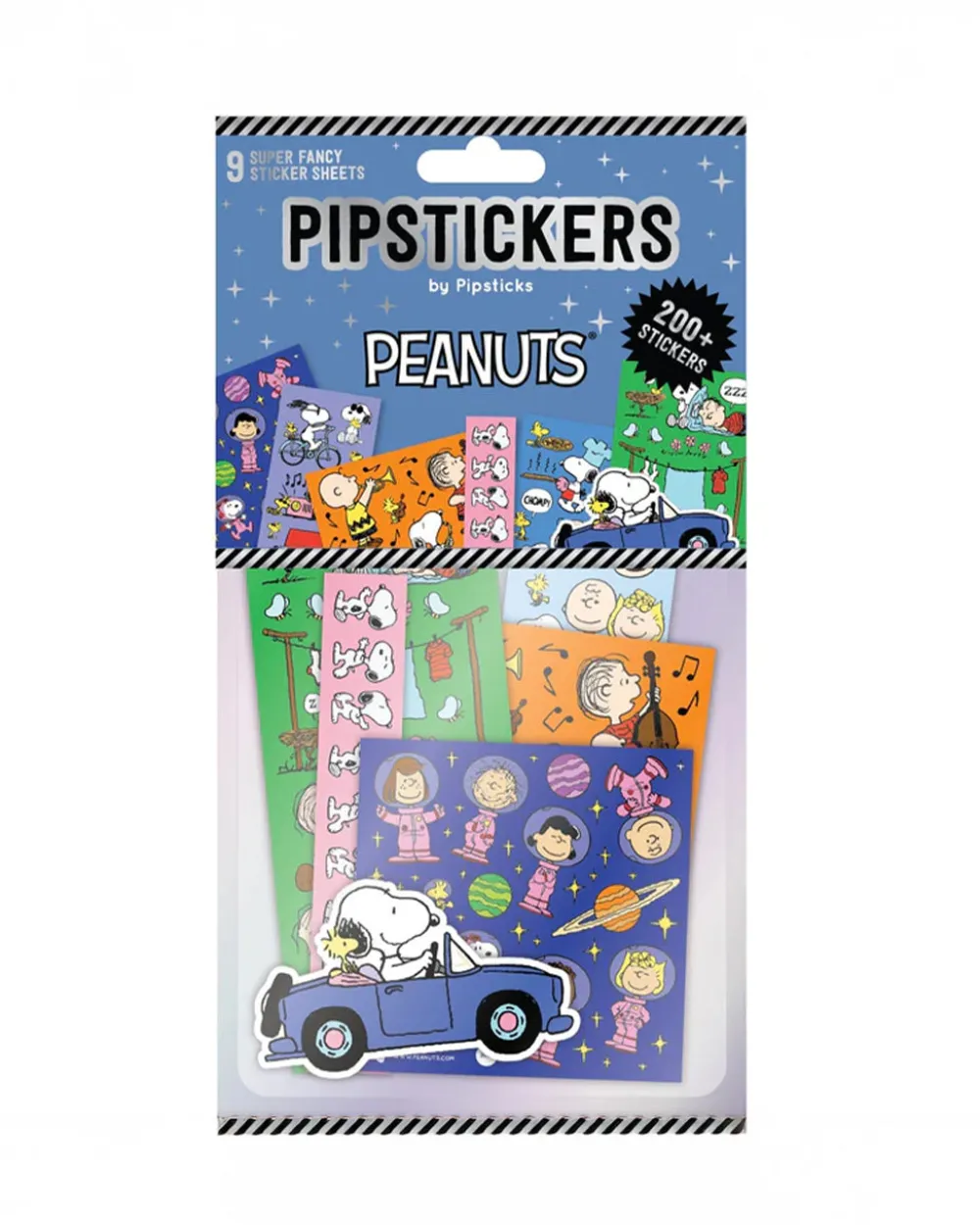 Pipsticks Peanuts Grab Bag^ Stickers + Tape