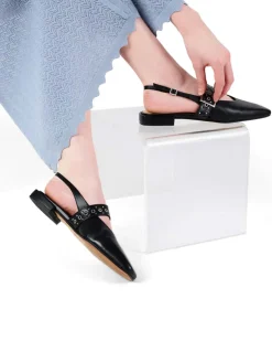 Intentionally Blank Pearl Slingback Ballet Flat - Black^ Shoes