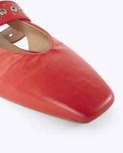 Intentionally Blank Pearl Slingback Ballet Flat - Cherry^ Shoes