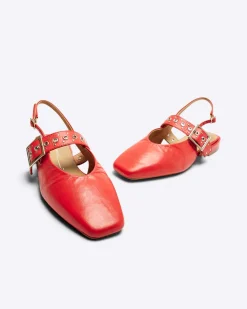 Intentionally Blank Pearl Slingback Ballet Flat - Cherry^ Shoes
