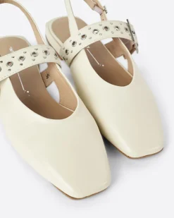 Intentionally Blank Pearl Slingback Ballet Flat - Creme^ Shoes