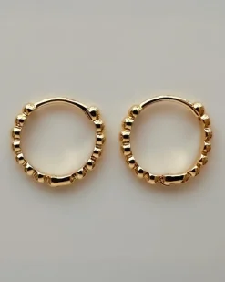 Honeycat Jewelry Pebble Hoops - Gold^ Jewelry