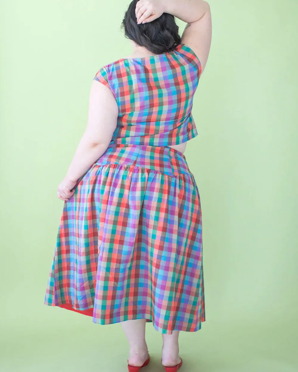 Lisa Says Gah Penny Skirt - Colorburst Plaid^ Bottoms