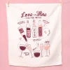 The Neighborgoods Perfect Pairing Dish Towel - Set of 2^ Kitchen + Bar