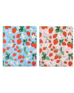 ban.do Pocket Folder Set - Strawberry Fields^ Notebooks + Folders