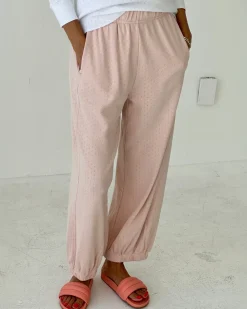 Le Bon Shoppe Pointelle Balloon Pants - Baby Pink^ Bottoms