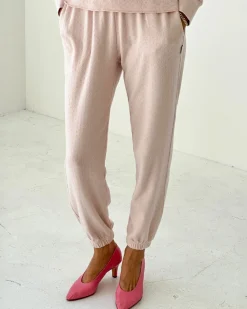 Le Bon Shoppe Pointelle Serene Jogger - Baby Pink^ Bottoms